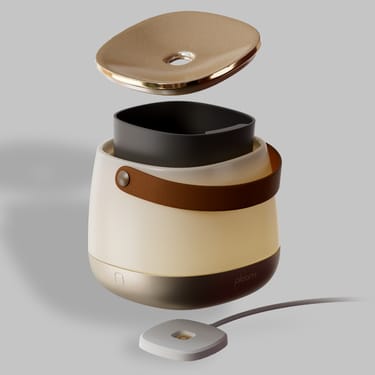 AURA Lantern Stick Tray Gold