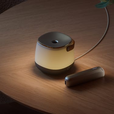 AURA Lantern Stick Tray Gold