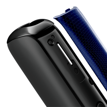 AURA Front Panel Navy Blue Patterned