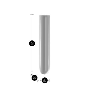AURA Front Panel Lunar Silver Glossy