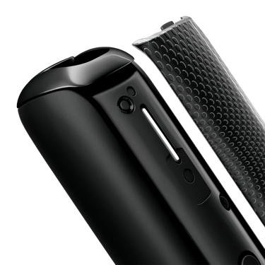 AURA Front Panel Jet Black Patterned