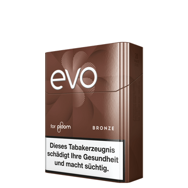 Packung mit EVO Bronze Tabaksticks für Ploom