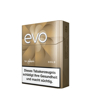 Packung mit EVO Gold Tabaksticks für Ploom