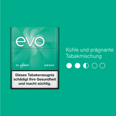 EVO Tabaksticks Green