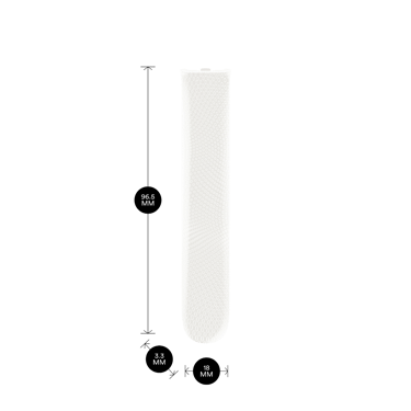 AURA Front Panel Glacier White Patterned