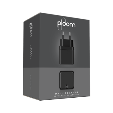Ploom X Advanced Netzadapter mit Verpackung
