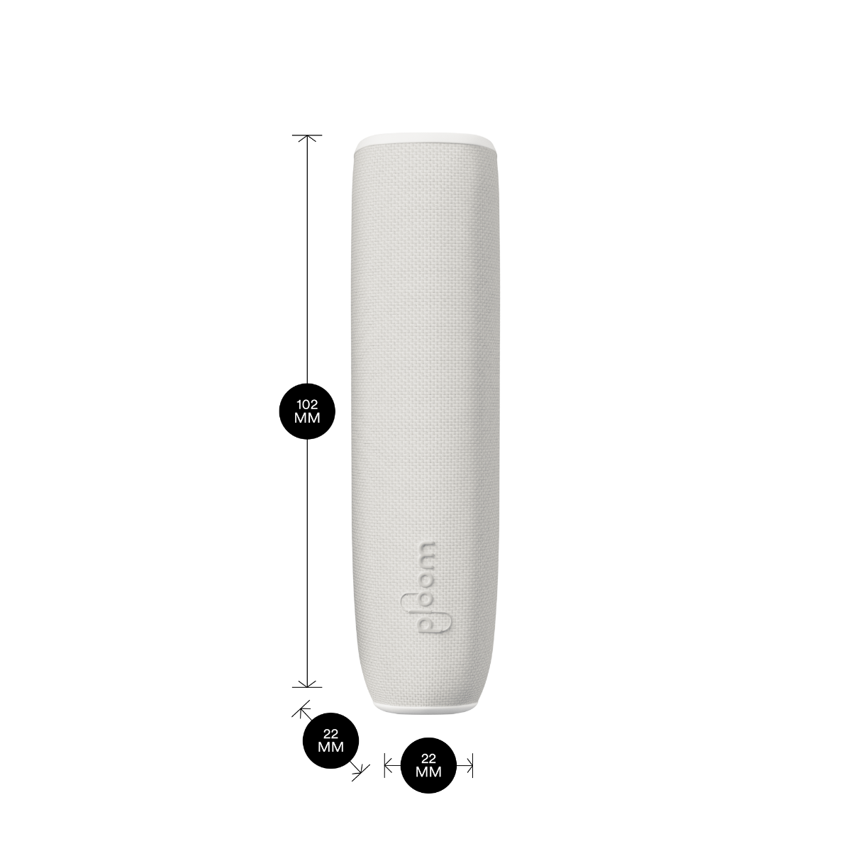 AURA Back Cover Glacier White