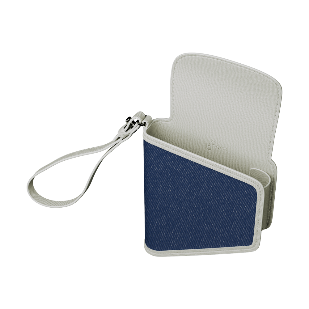 AURA Duo Carry Case Blue Silver
