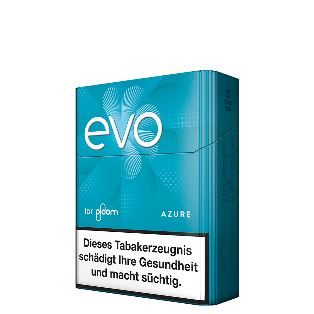 Packung mit EVO Azure Tabaksticks für Ploom