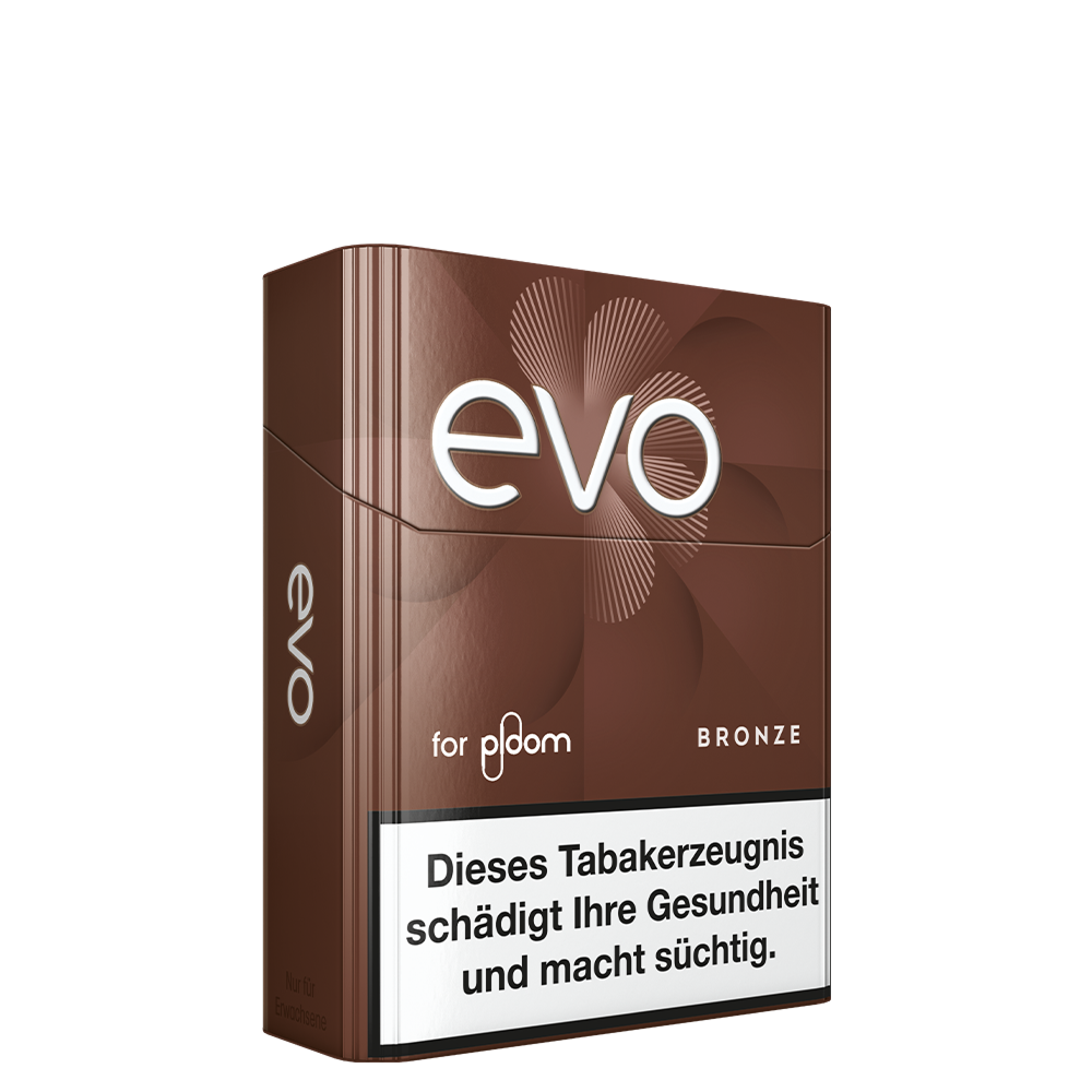 Packung mit EVO Bronze Tabaksticks für Ploom