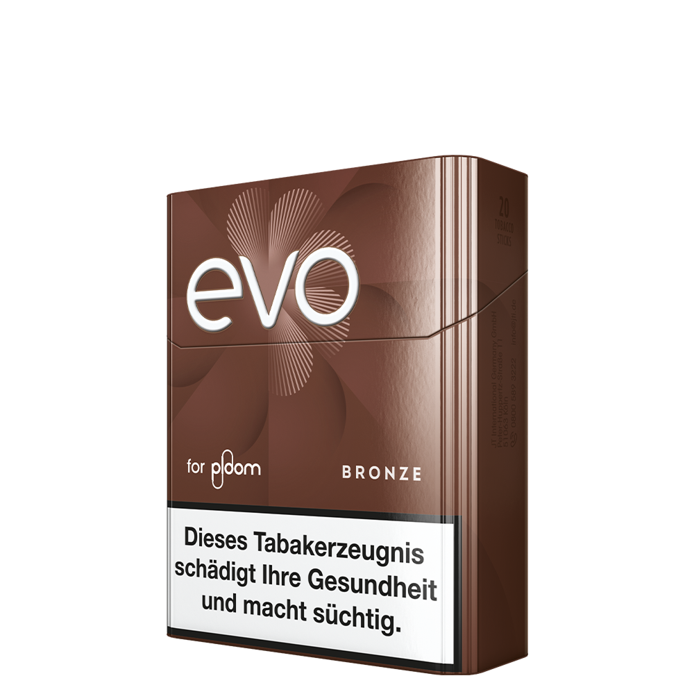 Packung mit EVO Bronze Tabaksticks für Ploom