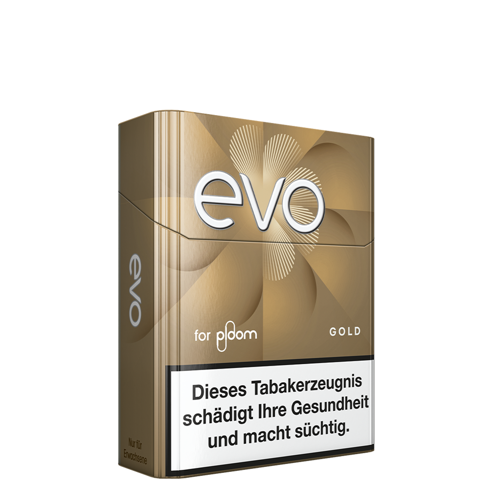 Packung mit EVO Gold Tabaksticks für Ploom
