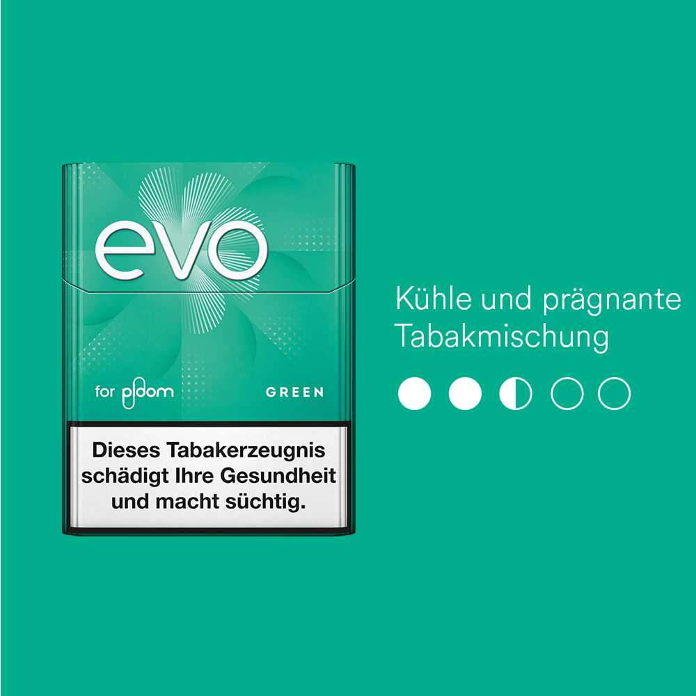 EVO Tabaksticks Green