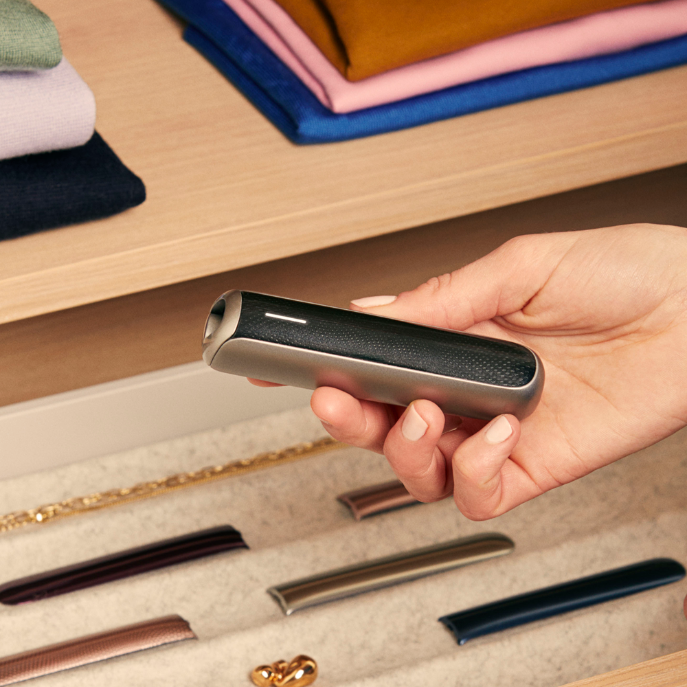 AURA Front Panel Jet Black Patterned