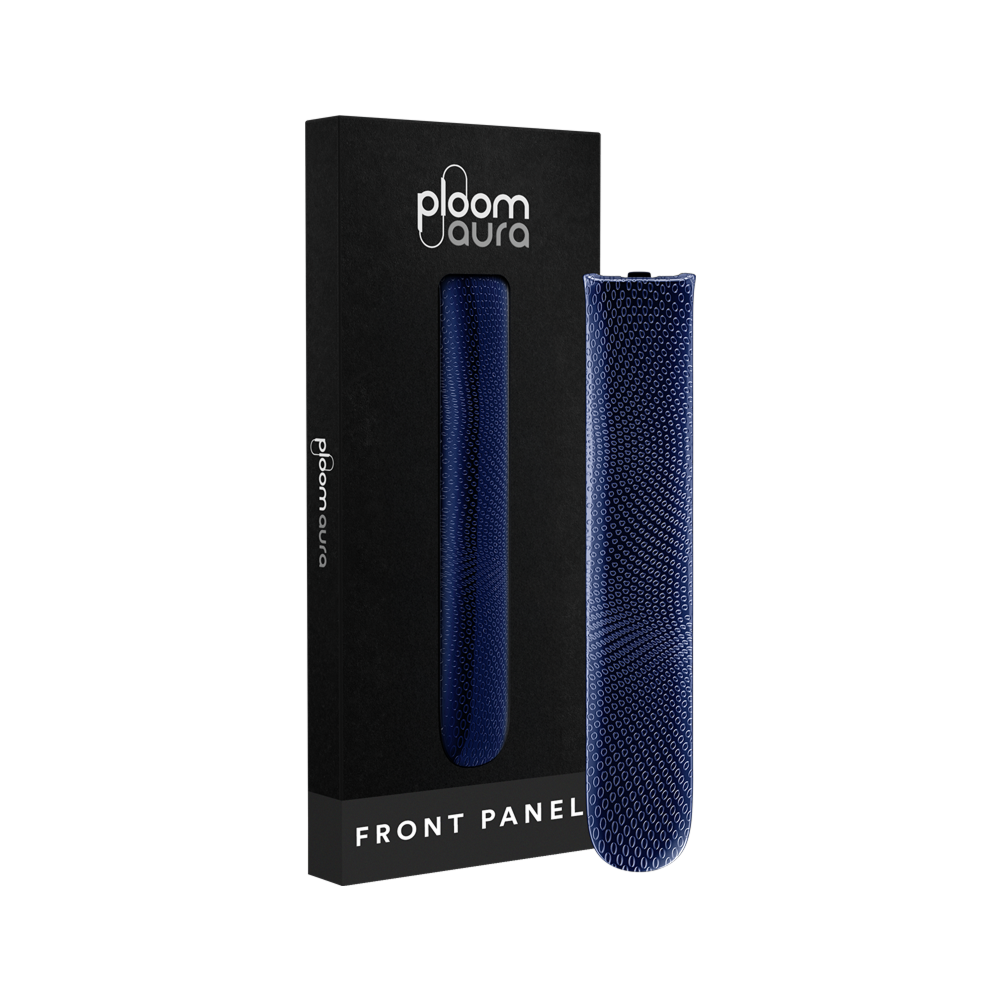 AURA Front Panel Navy Blue Patterned