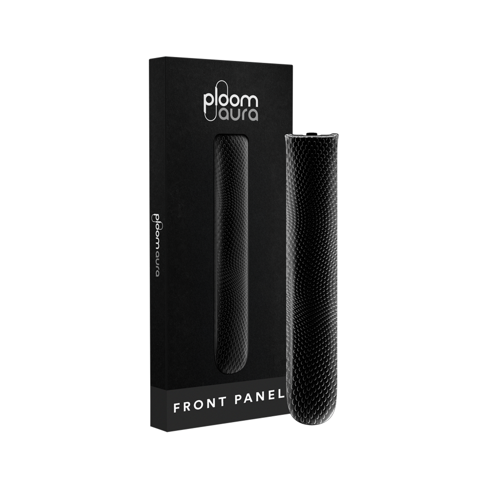 AURA Front Panel Jet Black Patterned