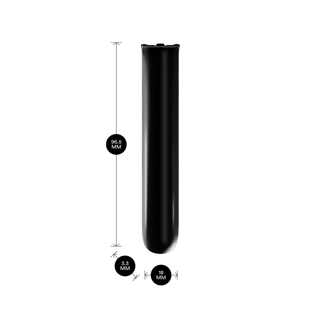 AURA Front Panel Jet Black Glossy
