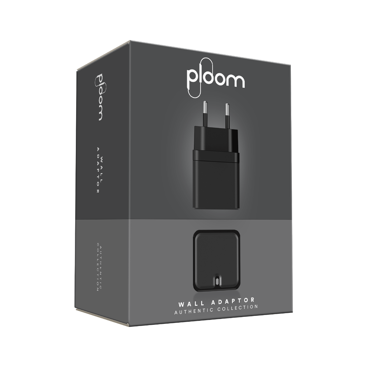 Ploom X Advanced Netzadapter mit Verpackung
