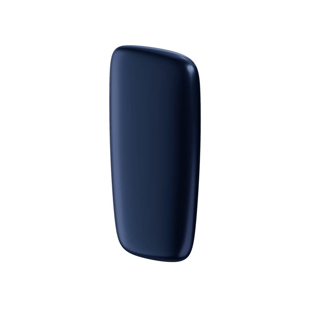 Ploom X Advanced front panel navy blue right angle