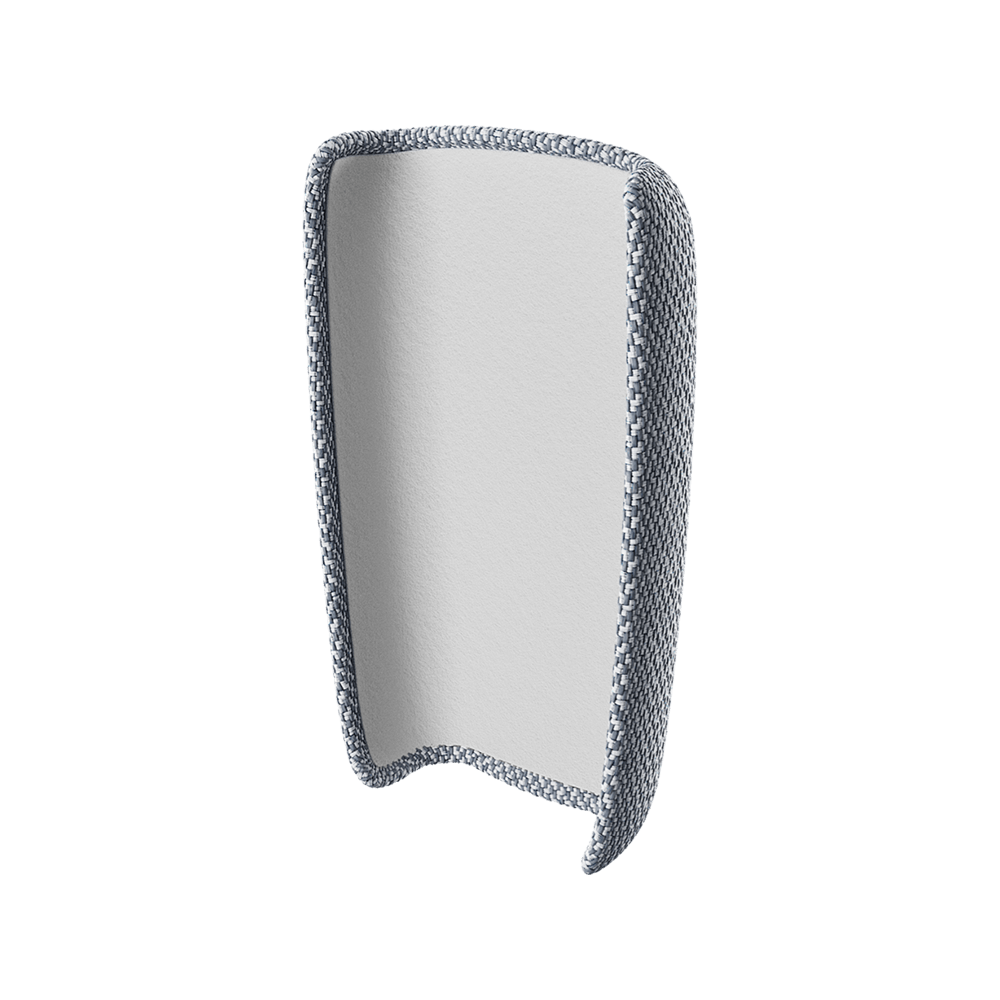 Ploom X Advanced Fabric Back Cover Grey Innenansicht
