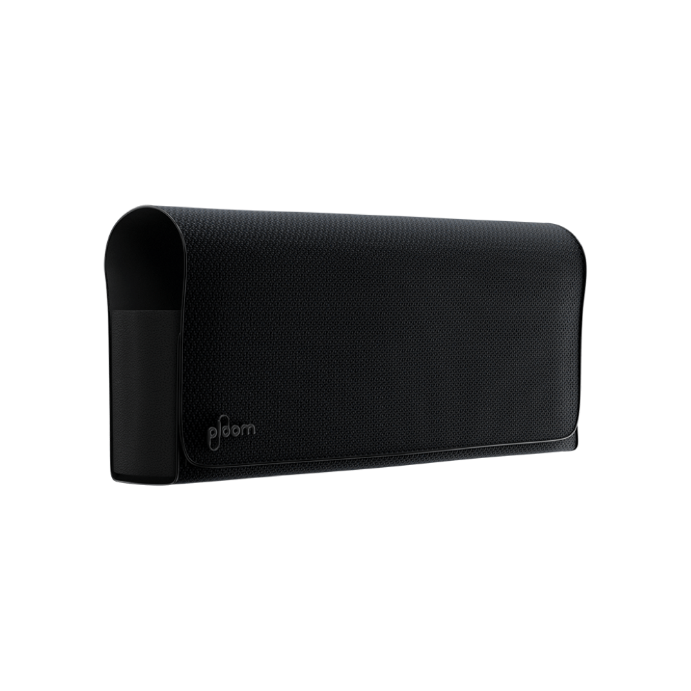 Ploom X Advanced Fabric Carry Case Black geschlossen
